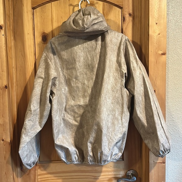 Frog Toggs Outerwear Tan Hooded Jacket with Embroidered Logo - Picture 4 of 4